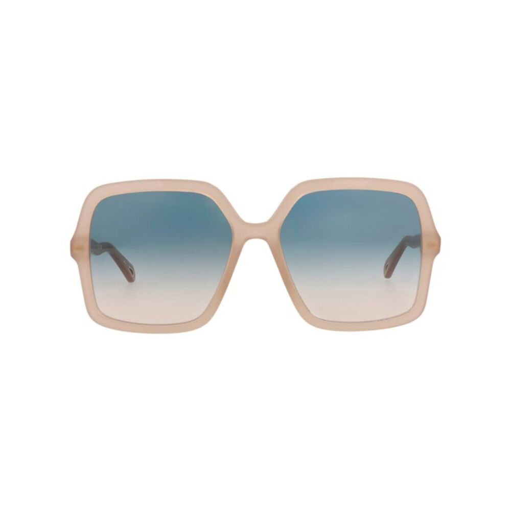 Chloé Square-Frame Bio Acetate Sunglasses Pink Womens